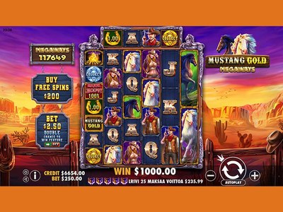 Слот Mustang Gold Megaways — играть в madcasino