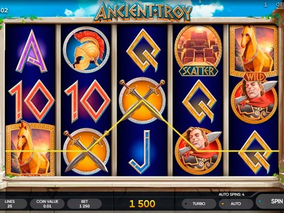 Видеослот Ancient Troy от Endorphina